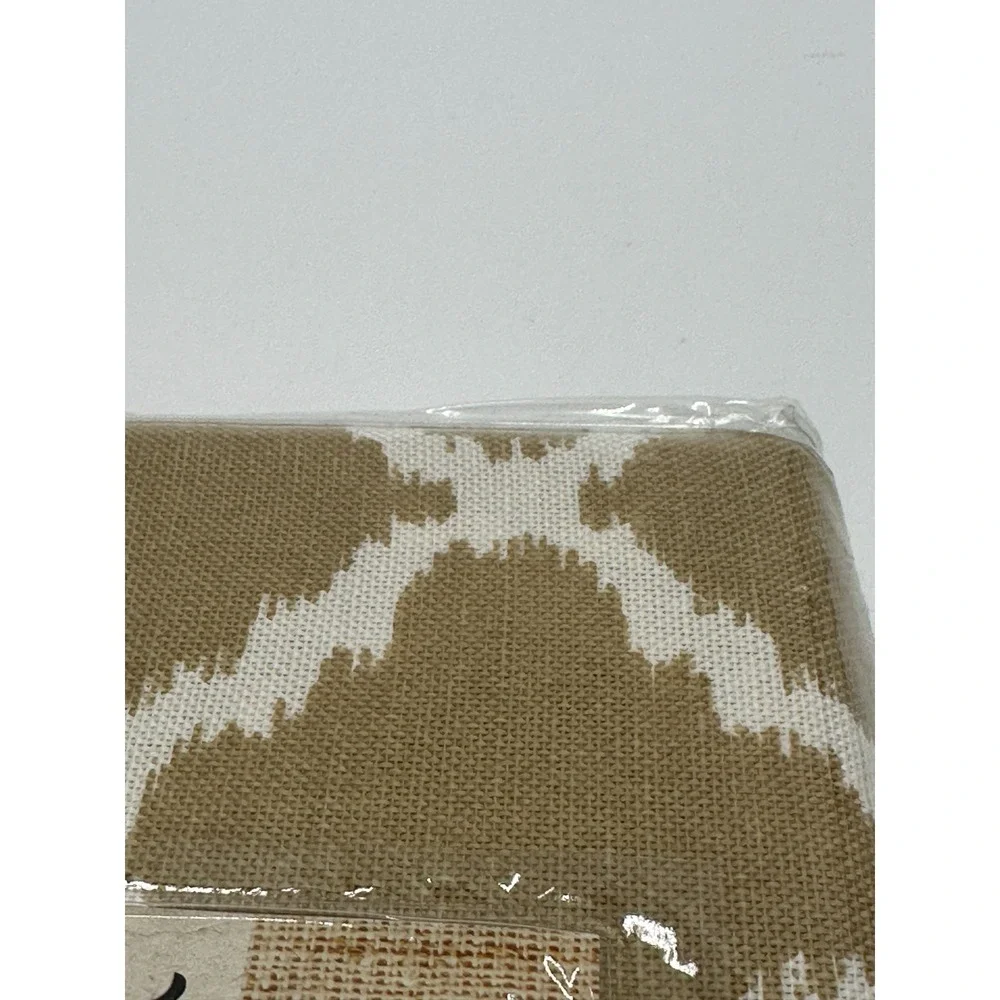Colordrift Misha 52x108 Latte Lattice Grommet Panel Curtain New with Tags